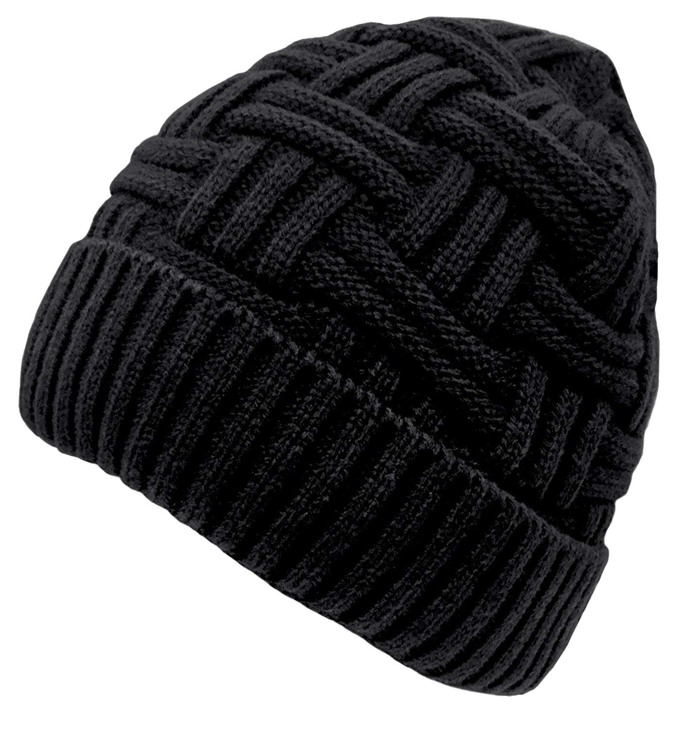Chalier Cozy Mens Hats Slouch Beanie Hat Winter Hat Mens Knitted